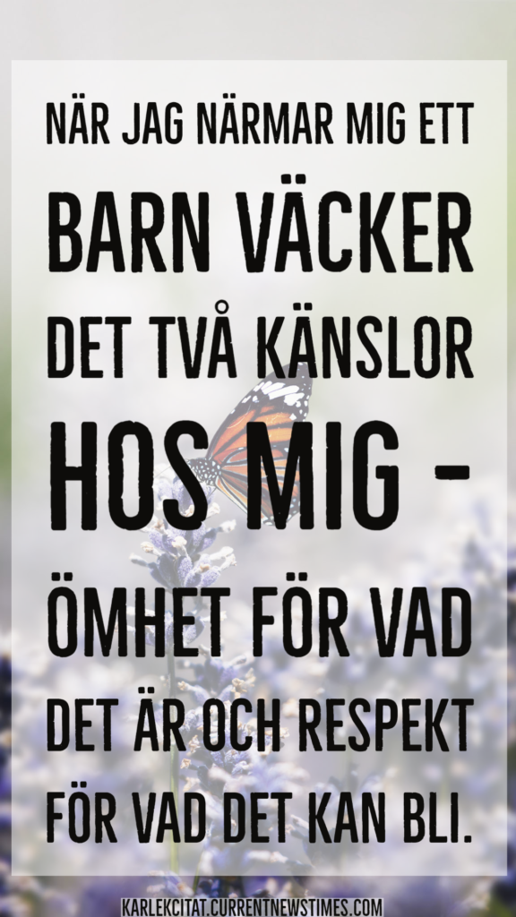 Kärlek till Sitt Barn Citat 